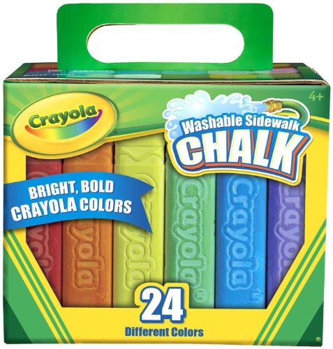 24 ct. Sidewalk Chalk, w/Tropical Colors