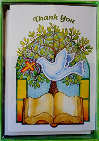 Thank You Cards: Confirmation: Dove, 12 cards and envelopes