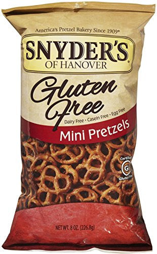 Snyder's of Hanover Gluten Free Mini Pretzels 8 oz.