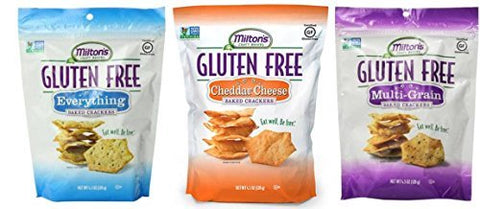 Baked Crackers Multi Grain, GF 4.5 Oz 
Baked Crackers Everything, GF 4.5 Oz  
Baked Crackers Cheddar, GF 4.5 Oz