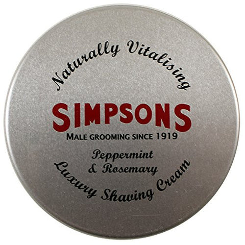 Luxury Shaving Cream, Peppermint & Rosemary