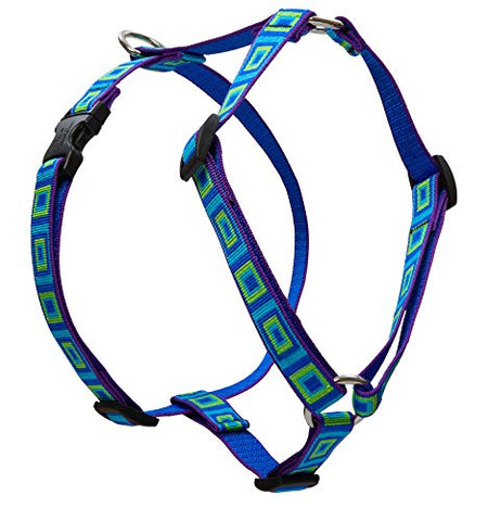 Lupine 3/4" Originals Collection - Sea Glass, 14"-24" Roman Harness