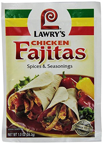 Chicken Fajitas Spices and Seasoning, 1 oz