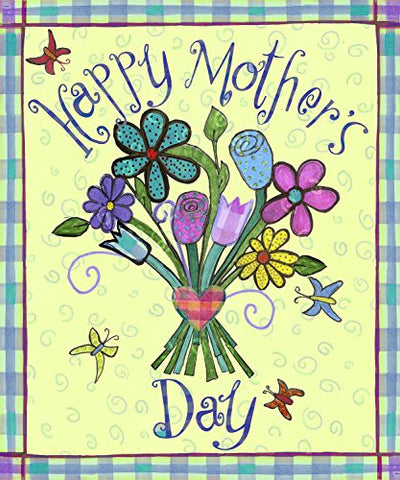 Mother's Day Bouquet House Flag