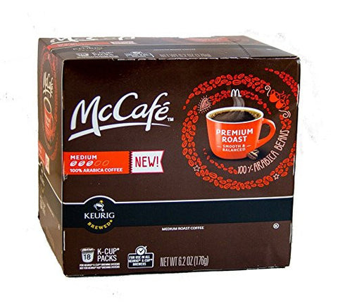 McCafe - Premium Roast, Medium Roast, 18-Count K-Cup