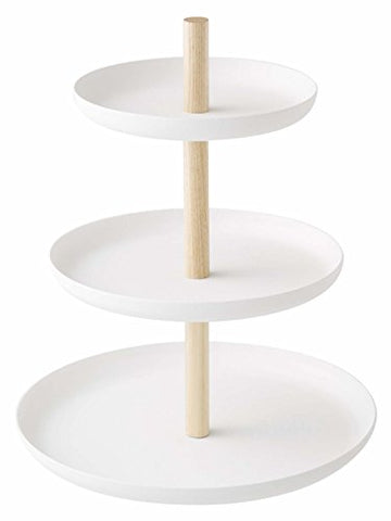 Tosca 3-Tiered Dessert Stand - White