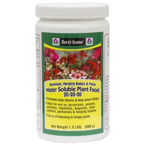 F*L 10721 GERANIUM HANGING BSKT 20-20-20, 1.5LB