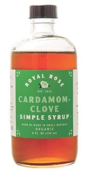 Cardamom Clover Simple Syrup Organic 8oz