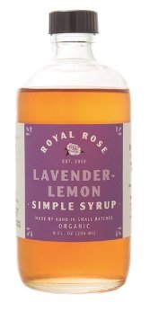 Lavender Lemon Simple Syrup Organic 8oz