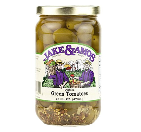 Jake & Amos - Pickled Green Tomatoes - 16 oz