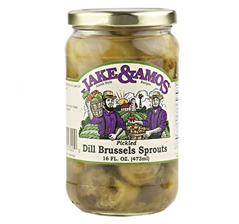 Jake & Amos - Pickled Dill Brussels Sprouts - 16 oz