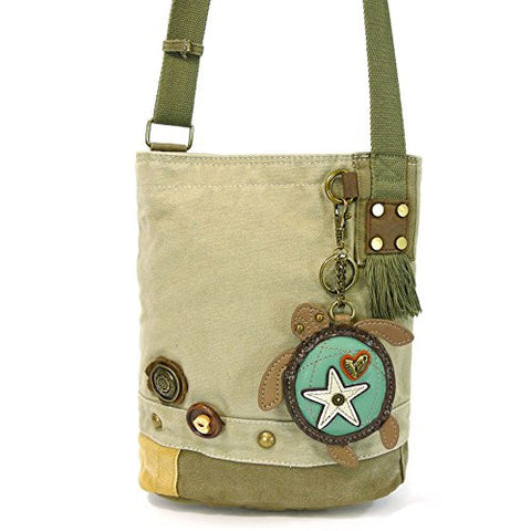 Patch Crossbody Bag - Sea Turtle, Sand