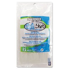 '- CoolShot Low Temp Glue Sticks, 4", 15 per Pack