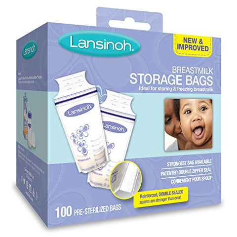 Breastmilk Storage Bags (100-Pc Pack)- Non-Pump Comaptible
