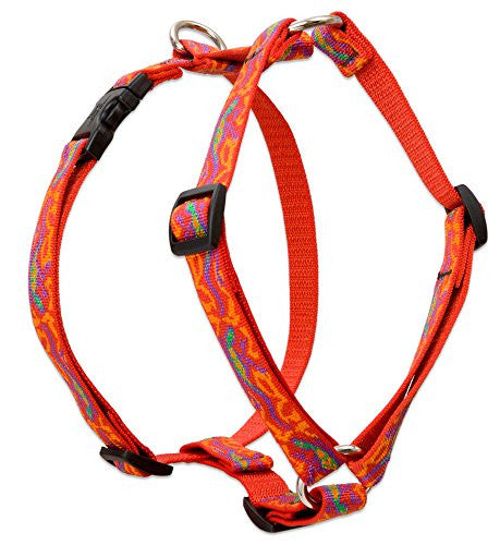 Lupine 3/4" Originals Collection - Go Go Gecko, 12"-20" Roman Harness