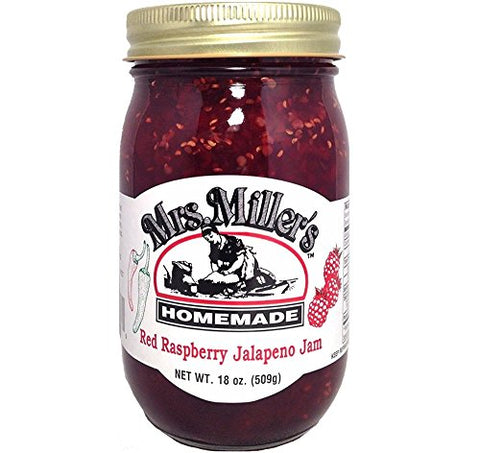 Red Raspberry Jalapeño Jam 18oz