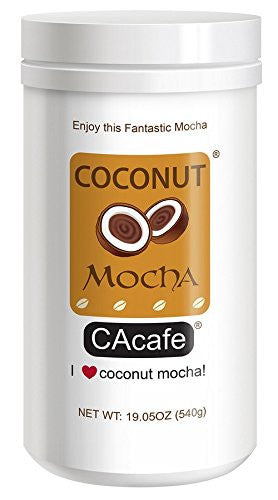Coconut Mocha Cane Sugar Added 19.05 oz Jar