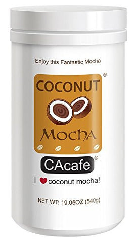 Coconut Mocha Cane Sugar Added 19.05 oz Jar