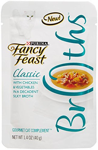 Fancy Feast Broths Chicken Vegetable 1.4 oz