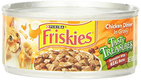 Friskies Tasty Treasure Chicken with Bacon 5.5 oz