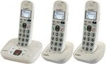 Clarity D714 Dect 6.0 Cordless Speakerphone With Answering Machine And (3pcs) Clarity D704HS Expandable Handset For D704, D714, & D724