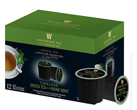 Wissotzky Timeless Green Tea With Nana Mint
