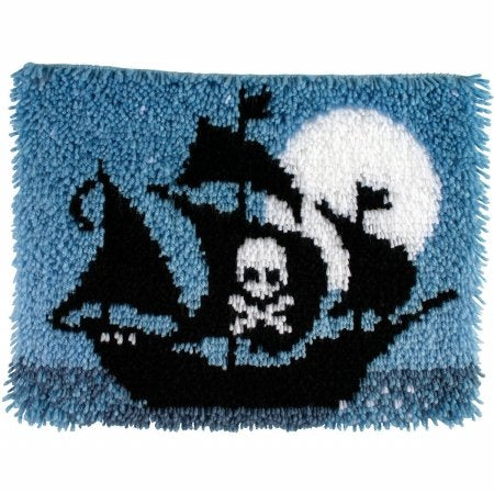 Wonderart - 15" x 20" Latch Hook Kit Pirate Ship