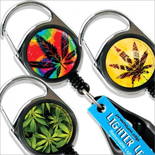 Premium Clip Lighter Leash - 3 Pack - Pot Series