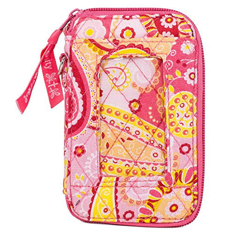 Life’s Blessings Quilted, Wristlet, Warm Pink/Orange/Red