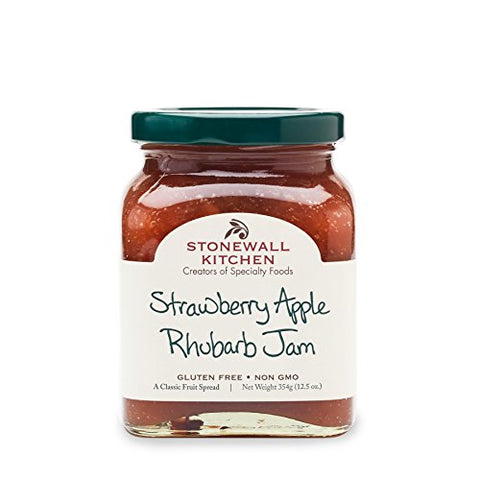 Strawberry Apple Rhubarb Jam 12.5 oz Jar
