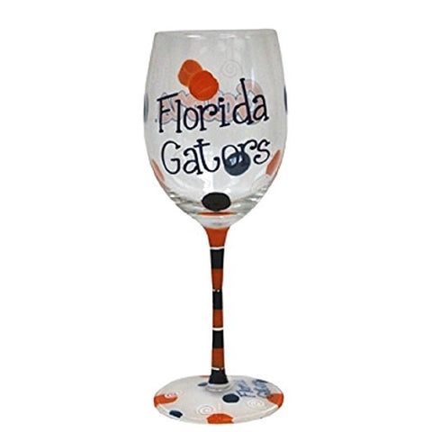 Jenkins Florida Gators 12 oz. Wine Glass