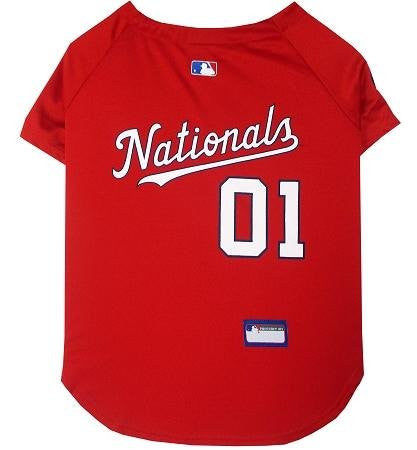 Washington Nationals Dog Jersey Xtra Small