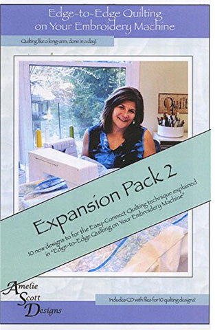 Edge-to-Edge Quilting Expansion Pack 2 with CD, 10 designs