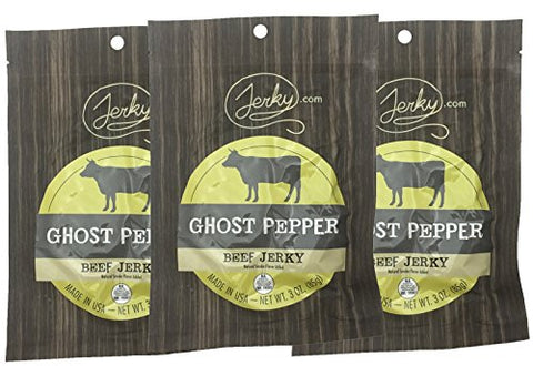Ghost pepper All Natural Beef Jerky 3 oz.
