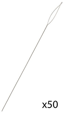 Collapsible Eye Needles, 2.5 in (6.4 cm), Medium, 50 pc