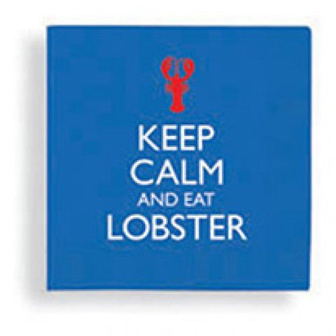 Beverage Napkin - Keep Calm & Eat Lobster