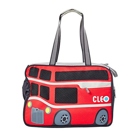 CLEO Petobus Airline Approved Carmine Red/Gray Medium - 18.25 in