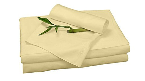 Rayon from Bamboo King Sheet Set in Butter