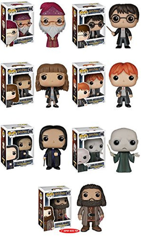 POP Movies: Harry Potter - Albus Dumbledore, POP Movies: Harry Potter - Hermione Granger, POP Movies: Harry Potter - Ron Weasley, POP Movies: Harry Potter - Severus Snape, POP Movies: Harry Potter - Voldemort, POP Movies: Harry Potter - Harry Potter and P