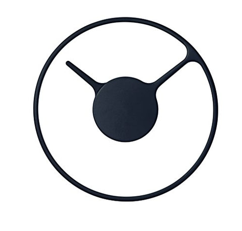 Time Wall Clock, Medium, Black, 22 cm by Jehs & Laub