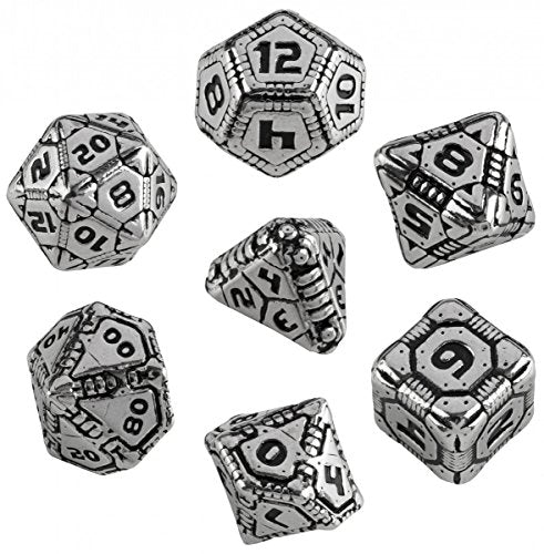 Metal Dice and Dice Sets - Metal Tech Dice Set (7)
