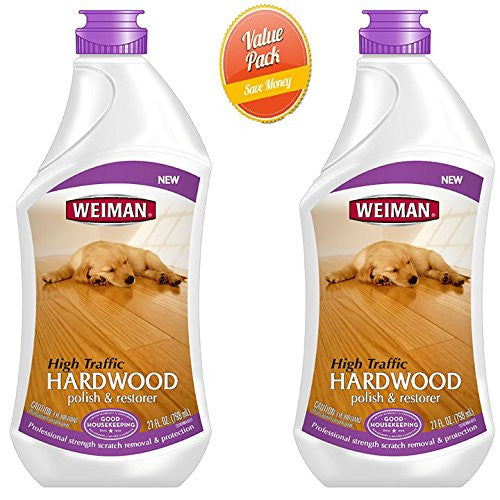 Weiman High Traffic Hardwood Floor Polish 27 oz.