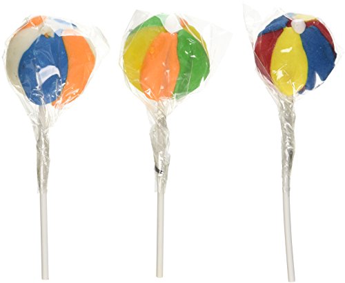 Beach Ball Character Suckers - 12 Pcs