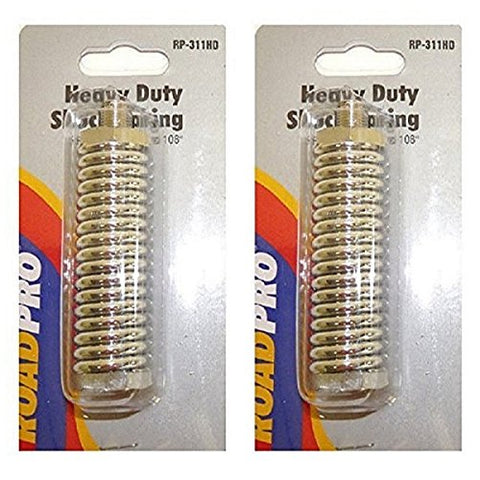 RoadPro 3" Heavy Duty Chrome Plated Steel Antenna Shock Spring