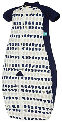 Cool Weight Summer 1.0 Tog Sleep Suit Bag (12-36 Months) - Navy Paint