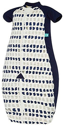 Cool Weight Summer 1.0 Tog Sleep Suit Bag (12-36 Months) - Navy Paint