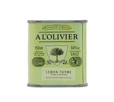 A L'olivier Lemon Thyme Infused Extra Virgin Olive Oil 150ml/5.0oz Tin