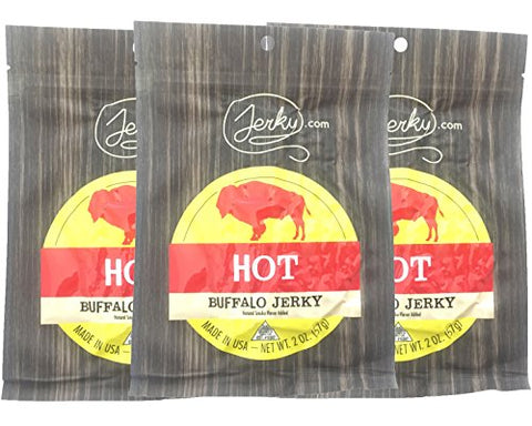 Hot Buffalo Jerky 2oz.