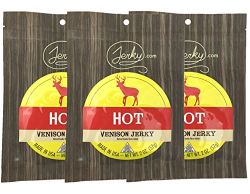 Hot Venison Jerky 2oz.