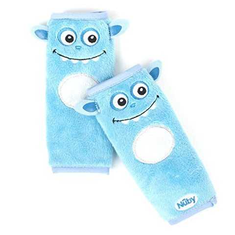 Nuby Monster Strap Covers- Blue